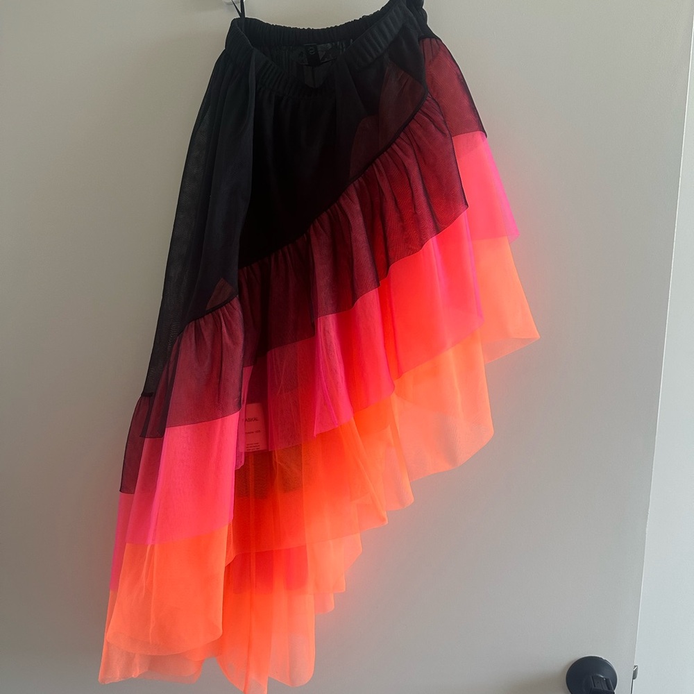 Paskal Multi Color Asymmetrical Mini Skirt/Top Set View 6